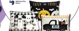 Family Dollar Halloween toss pillows offer