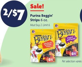 Family Dollar Purina beggin' strips offer