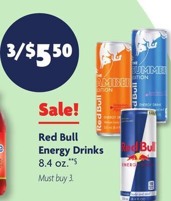 Family Dollar Red bull energy drinks offer