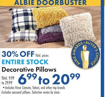 Boscov's Decorative pillows offer