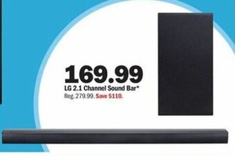 Meijer LG 2.1 Channel Sound Bar offer