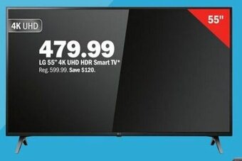 Meijer LG 55" 4K UHD HDR Smart Tv" offer