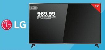Meijer LG 75" 4K UHD HDR Smart TV offer