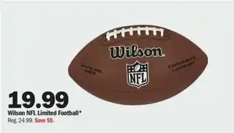 Meijer Wilson NFL Limited Football offer