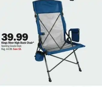 Meijer Kings River High Back Chair offer