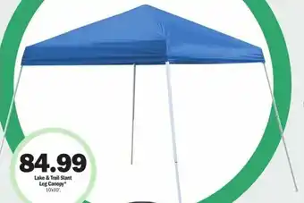 Meijer Lake & Trail Silant Leg Canopy 10x10 offer