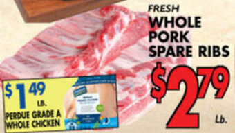 Met Foodmarkets Whole Pork Spare Ribs offer