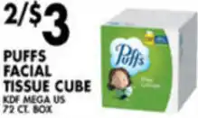 Met Foodmarkets Puffs Facial Tissue Cube offer