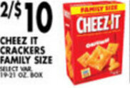 Met Foodmarkets Cheez It Crackers Family Size offer