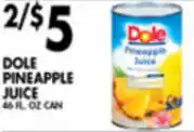 Met Foodmarkets Dole Pineapple Juice offer