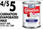 Met Foodmarkets Carnation Evaporated Milk offer