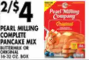 Met Foodmarkets Pearl Milling Complete Pancake Mix offer