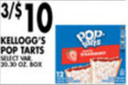 Met Foodmarkets Kellogg's Pop Tarts offer