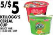 Met Foodmarkets Kellogg's Cereal Cup offer