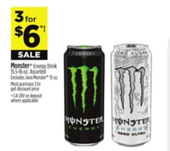 Dollar General Monster energy drink offer