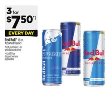 Dollar General Red bull offer