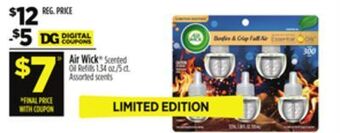 Dollar General Air wick scented oil refills offer