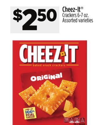 Dollar General Cheez-it crackers offer