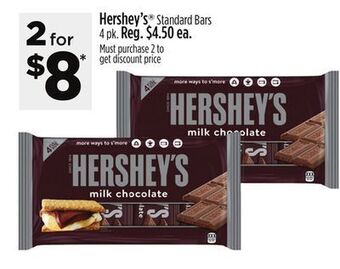 Dollar General Hershey's standard bars offer