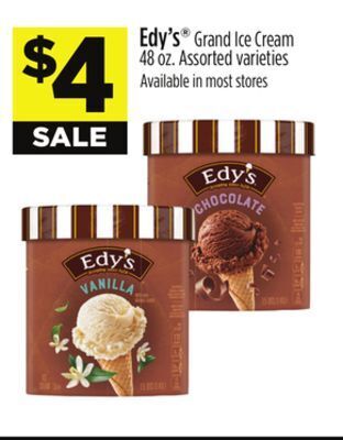Dollar General Edy's grand ice cream offer
