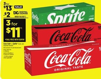 Dollar General Coca-cola or sprite offer