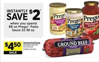 Dollar General American food group ground beef chub offer