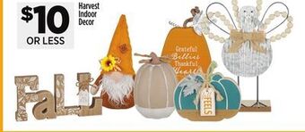 Dollar General Harvest indoor decor offer