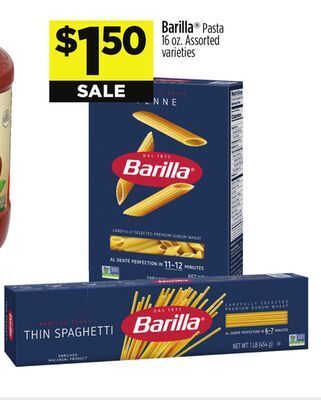 Dollar General Barilla pasta offer