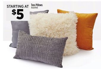 Dollar General Toss pillows offer