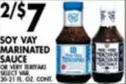 Met Foodmarkets Soy Vay Marinated Sauce offer