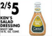 Met Foodmarkets Ken's Salad Dressing offer