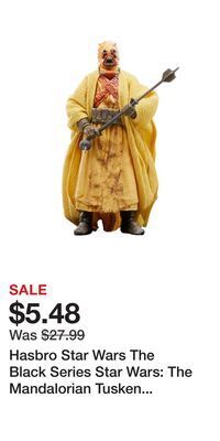 Game Stop Hasbro star wars the black series star wars: the mandalorian tusken raider action figure gamestop exclusive offer