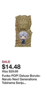Game Stop Funko pop! deluxe boruto: naruto next generations tobirama senju 8.5-in vinyl figure offer