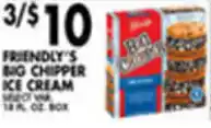 Met Foodmarkets Friendly's Big Chipper Ice Cream offer