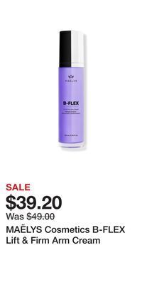 Ulta Beauty Maëlys cosmetics b-flex lift & firm arm cream offer