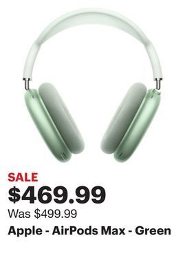Best Buy Apple - airpods max - green offer