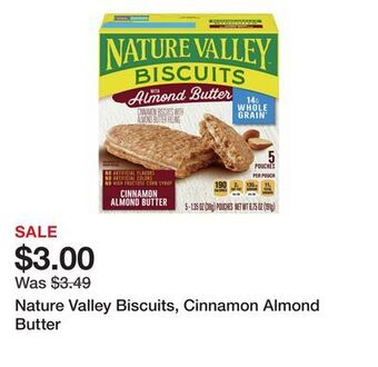 Wegmans Nature valley biscuits, cinnamon almond butter offer