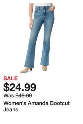 Belk Women's amanda bootcut jeans offer
