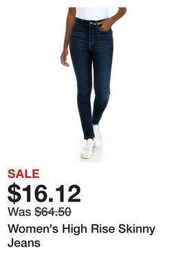 Belk Women's high rise skinny jeans offer
