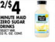 Met Foodmarkets Minute Maid Zero Sugar Drinks offer