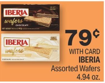 CVS Iberia assorted wafers 4.94 oz offer