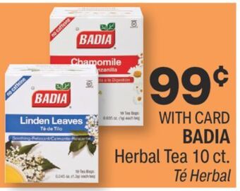 CVS Badia herbal tea 10 ct offer