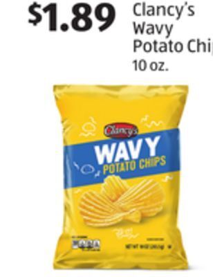 Aldi Clancy's wavy potato chips offer