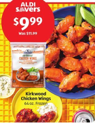 Aldi Kirkwood chicken wings offer