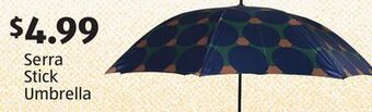Aldi Serra stick umbrella offer