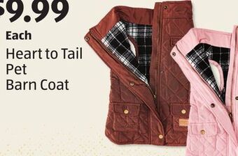 Aldi Heart to tail pet barn coat offer
