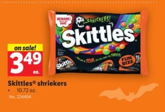 Lidl Skittles shriekers offer