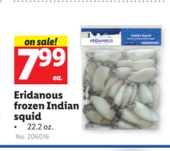 Lidl Eridanous frozen indian squid offer