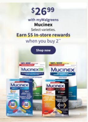 Walgreens Mucinex offer