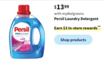 Walgreens Persil laundry detergent offer